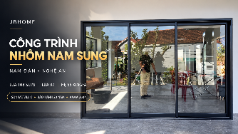 Công trình cửa nhôm Nam Sung tại Nam Đàn | JBhome