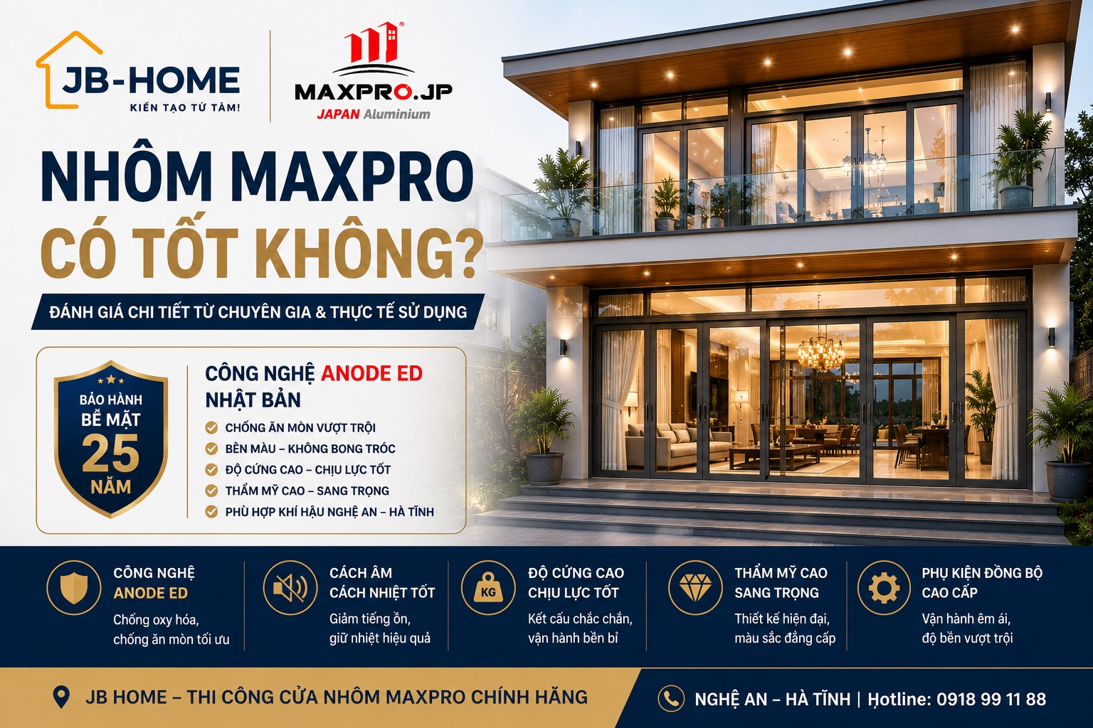 Nhôm Maxpro Có Tốt Không? Đánh Giá Chi Tiết Từ Góc Nhìn Chuyên Gia Và Thực Tế Sử Dụng