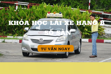 Học lái xe  hạng B số sàn