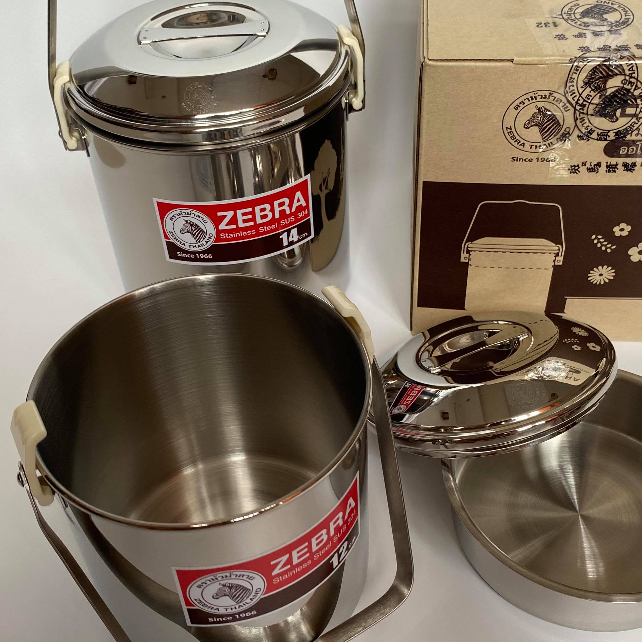 Camen Inox 304 Auto Lock ZEBRA 12cm - 14cm - 151612 - 151614- Hàng Nhập Khẩu Thái Lan