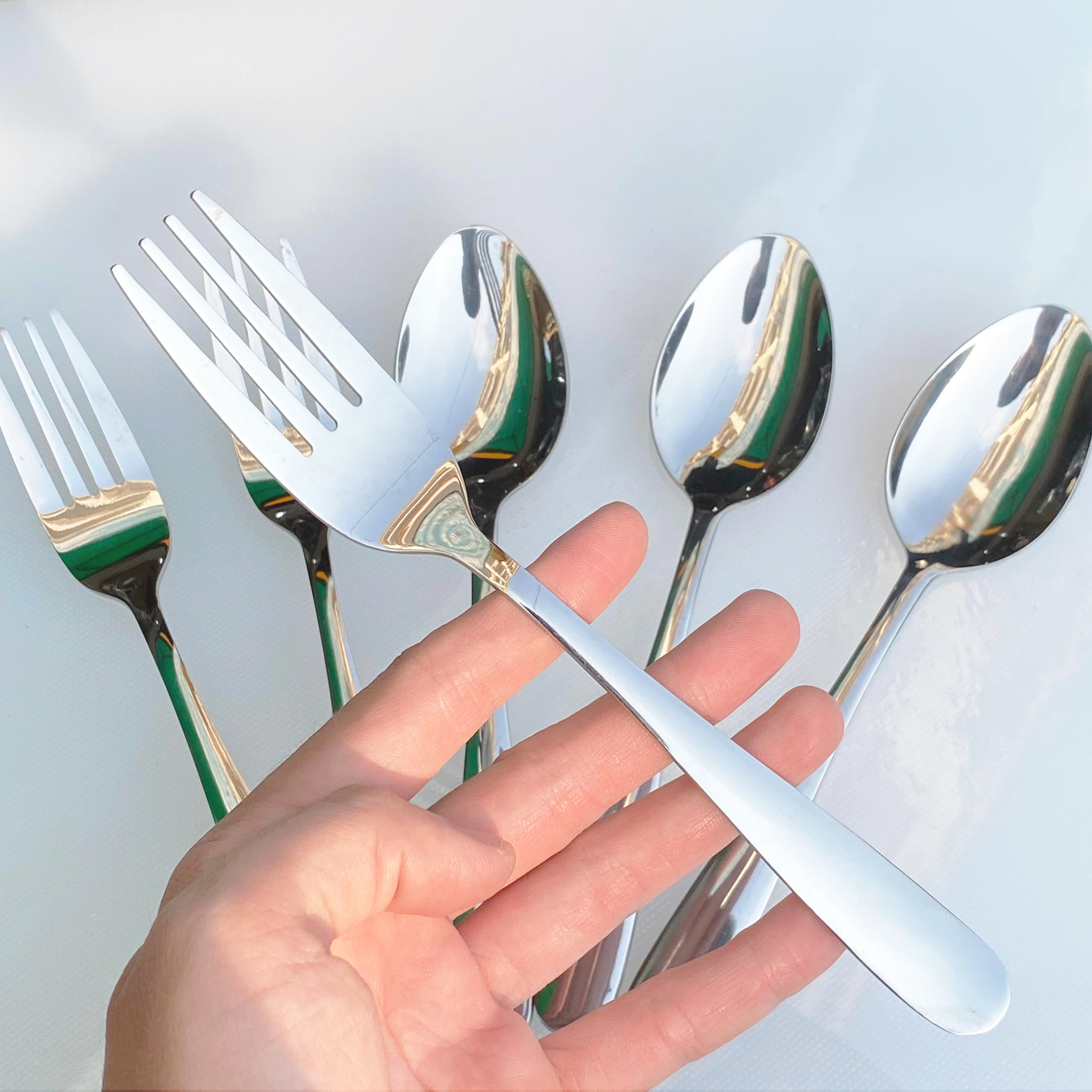 Set 10 Muỗng Nĩa Inox REHANG Cao Cấp - Hàng Nhập Khẩu