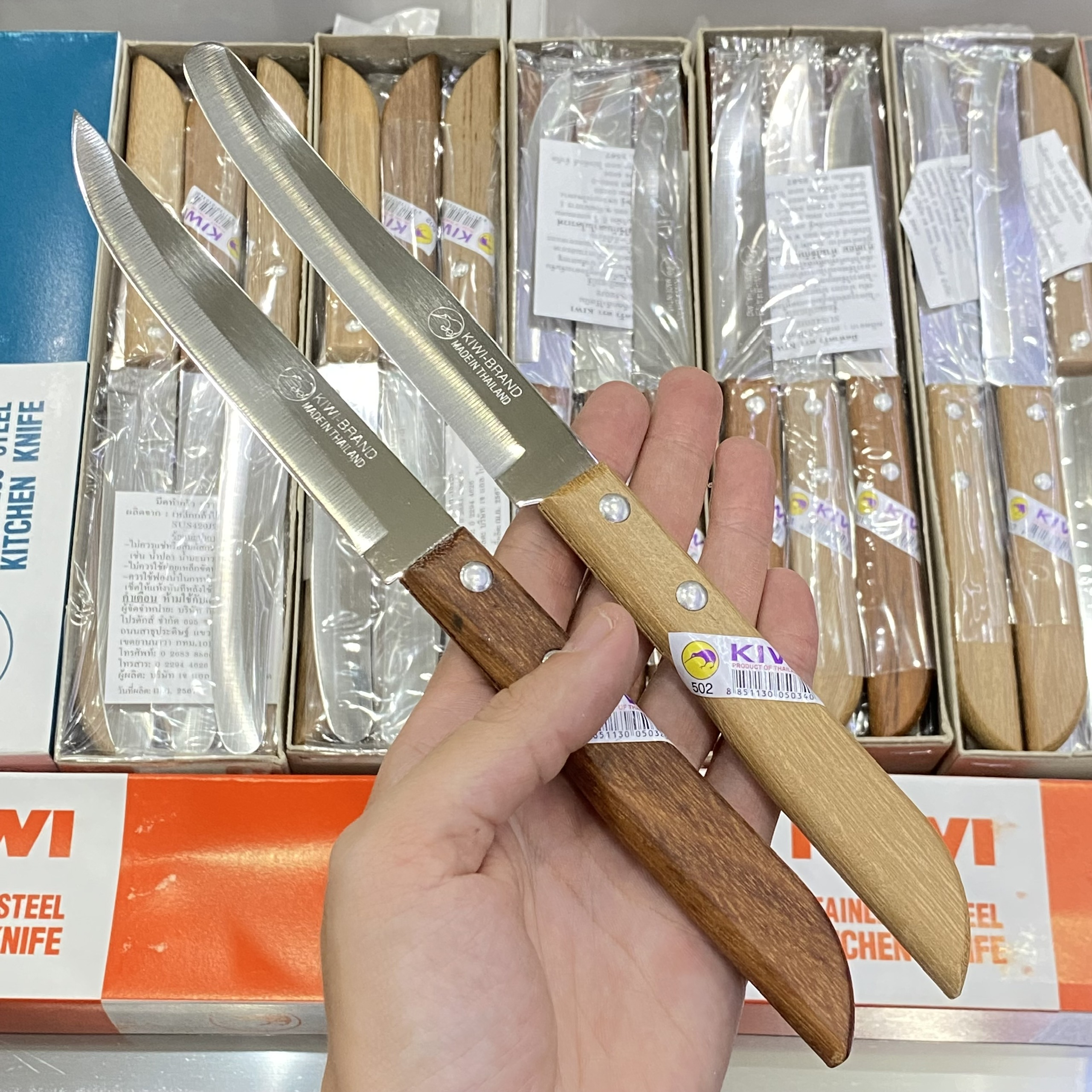 Dao Thái Lan Kiwi Cán Gỗ Gọt Trái Cây - Hàng Nhập Khẩu Thái Lan