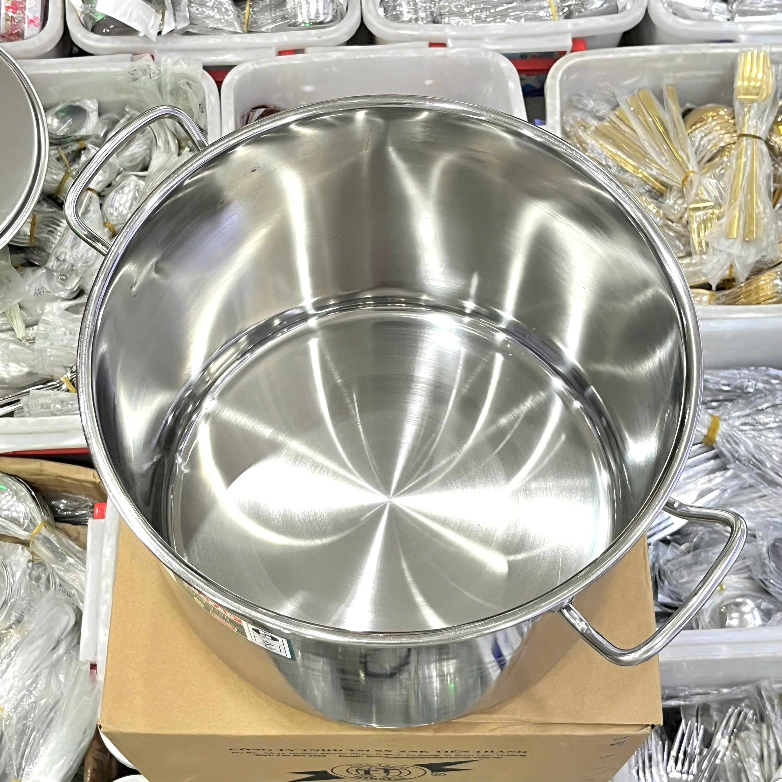 Nồi Hầm Bếp Từ Inox Cao Cấp TITHAFAC Nhiều Size - Hàng Việt Nam Sản Xuất