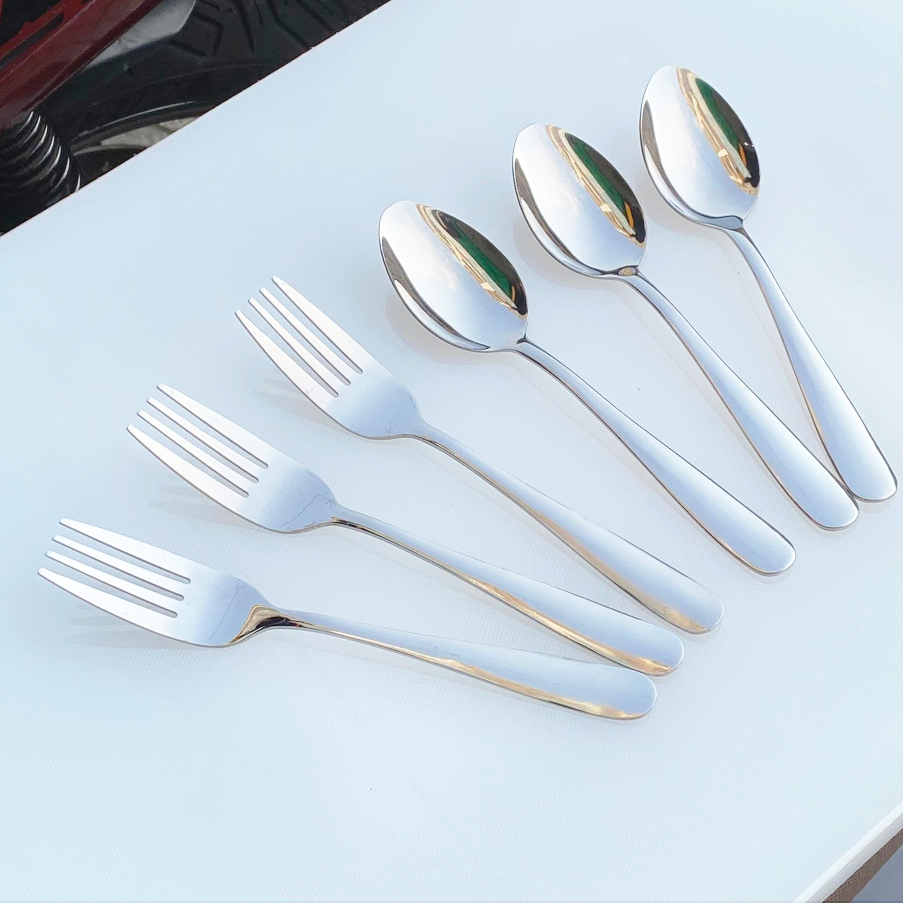 Set 10 Muỗng Nĩa Inox REHANG Cao Cấp - Hàng Nhập Khẩu