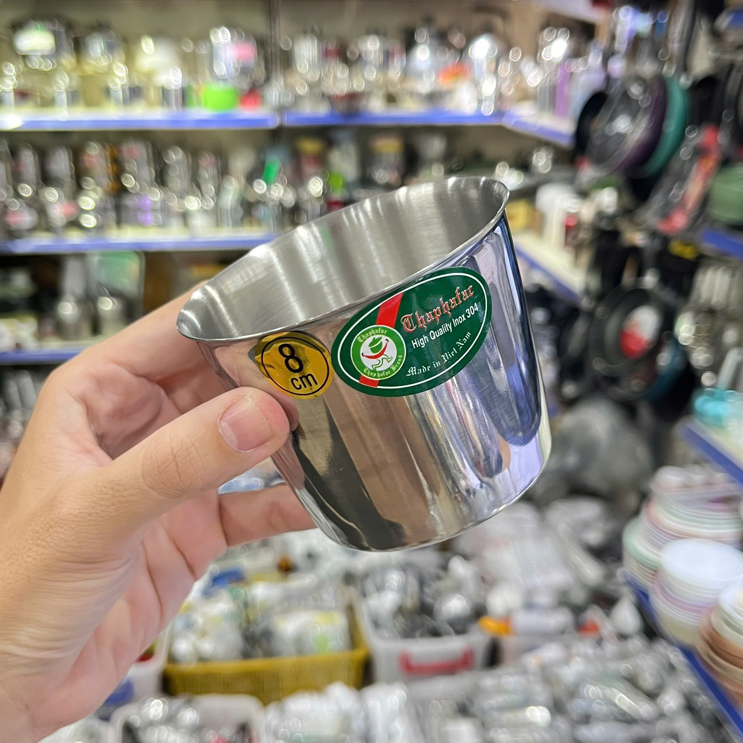 Set 10 Ly Đá Inox 304 Cao Cấp Thaphafac - Hàng Việt Nam Sản Xuất