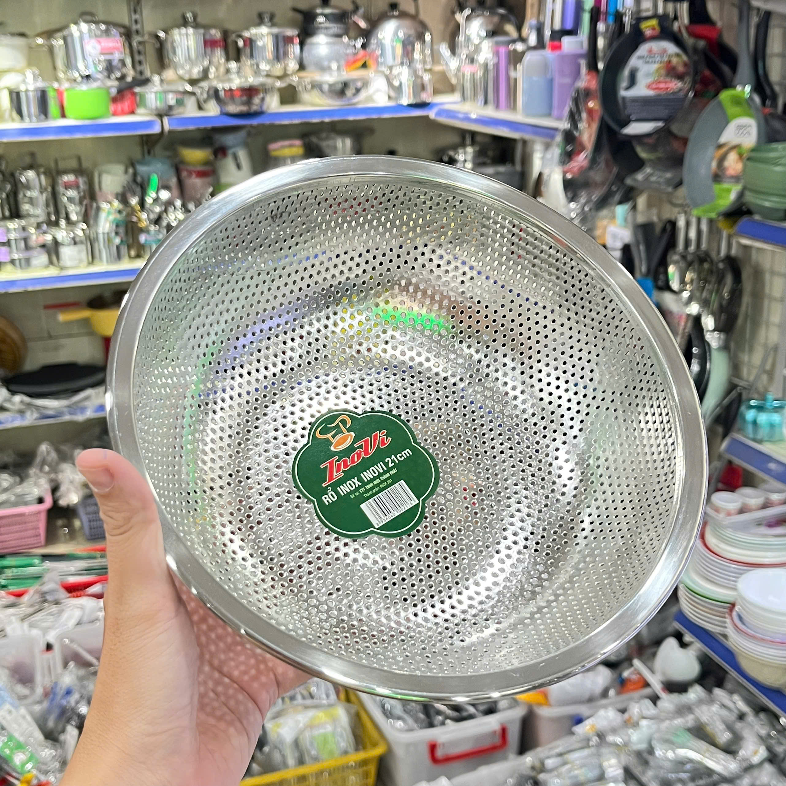 Rổ Inox 201 Inovi Nhiều Size - Hàng Việt Nam Sản Xuất