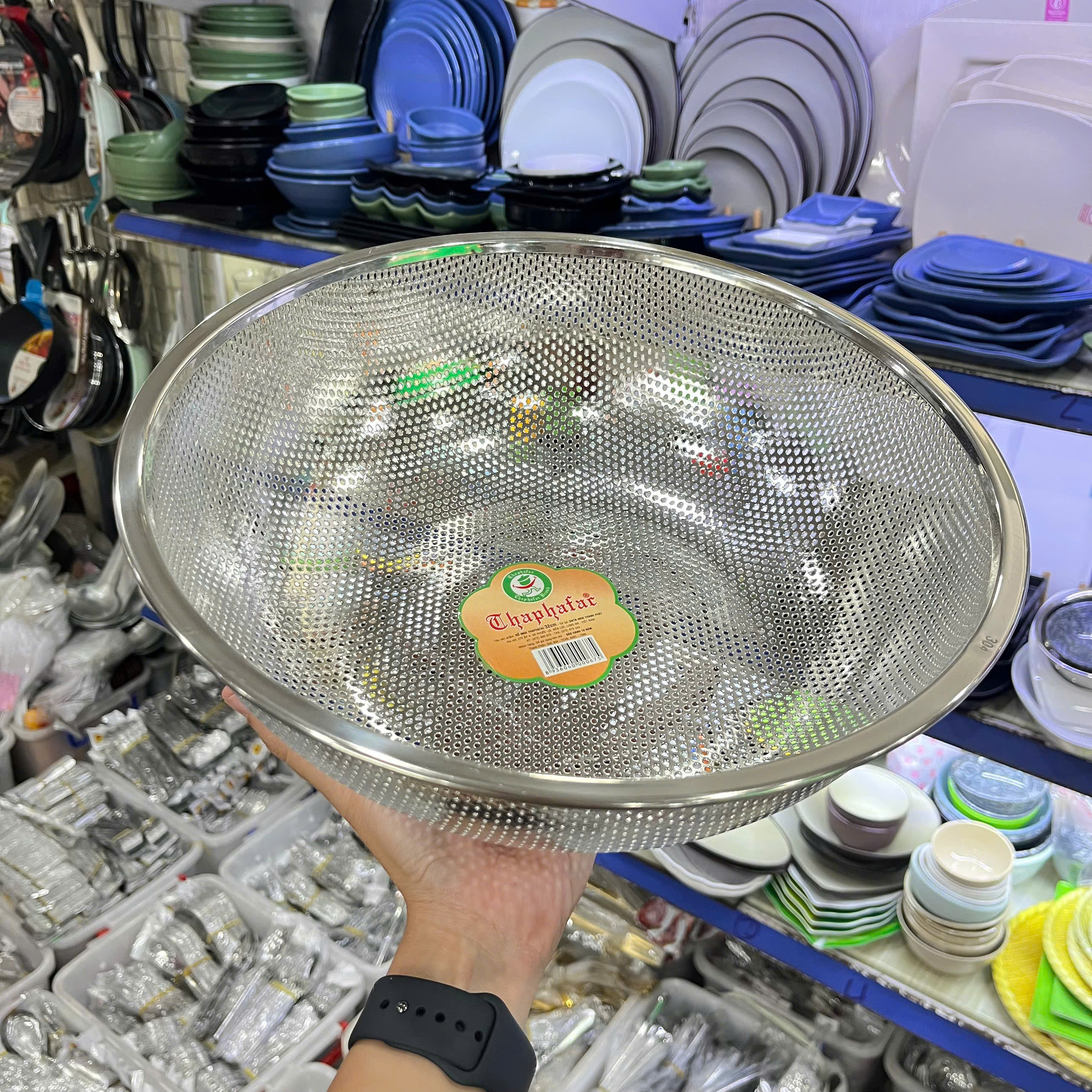 Rổ Inox 304 Cao Cấp Thaphafac Nhiều Size - Hàng Việt Nam Sản Xuất