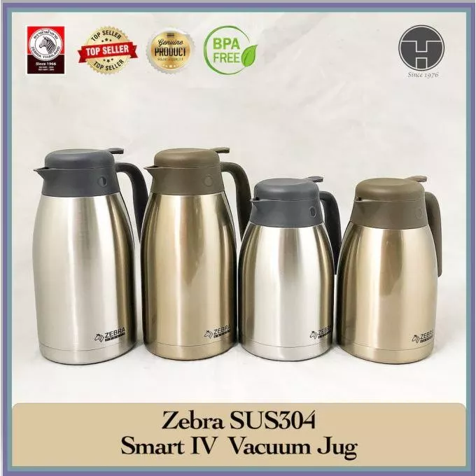 Bình Giữ Nhiệt Inox 304 Smart IV 1.5L (112942)- 2.0L (112943 ) - Zebra Thái Lan