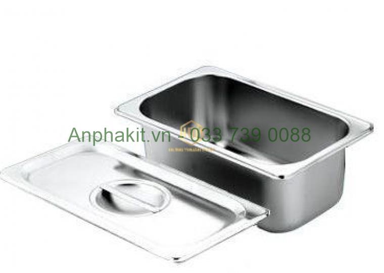 Khay 1/4 Inox 304 (26.5 x 16.2cm)- Khay G/N - Khay Buffet - Khay Kem - Hưng Thuận Phát