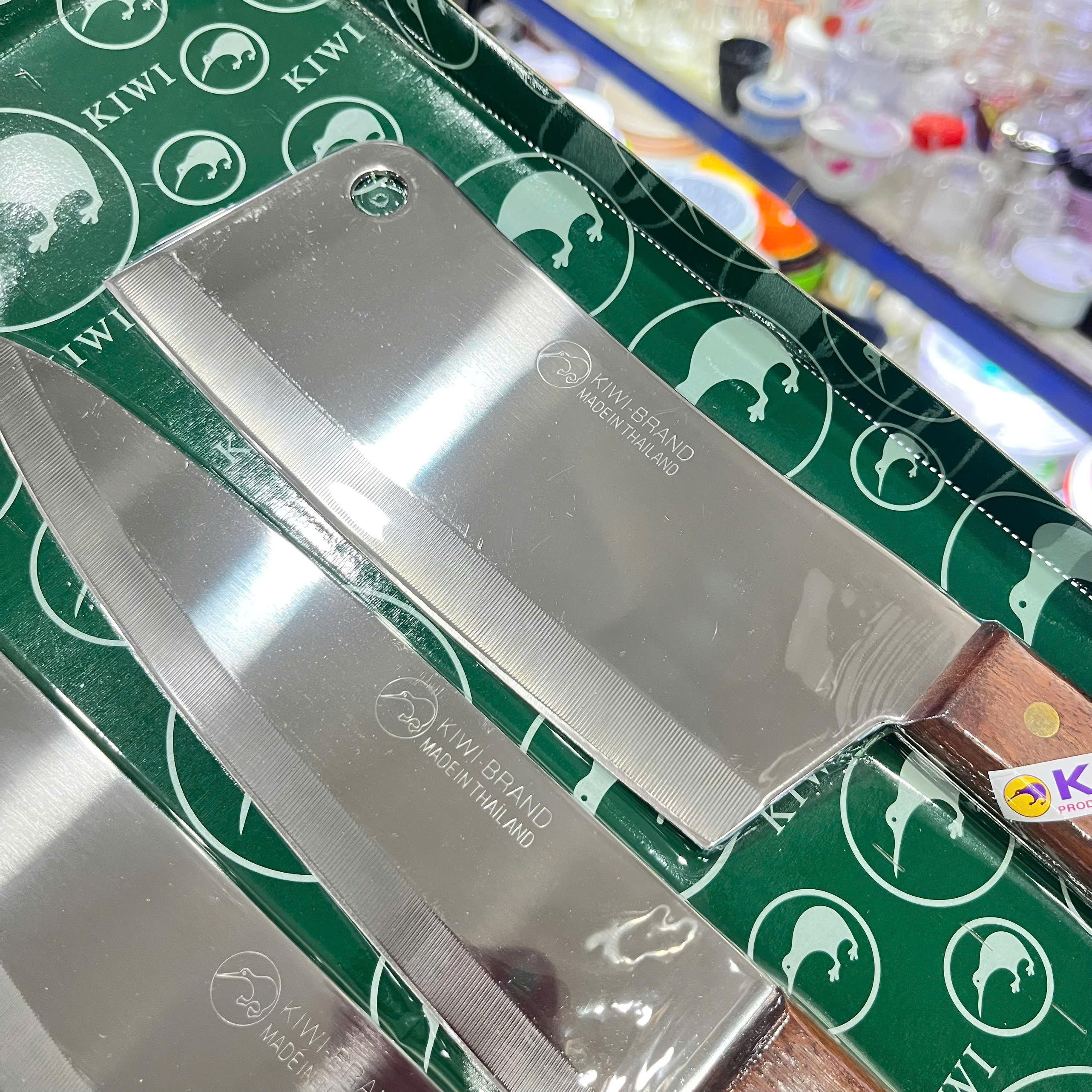 Bộ Dao 5 Món Cán Gỗ Kiwi Cao Cấp - Hàng Nhập Khẩu Thái Lan