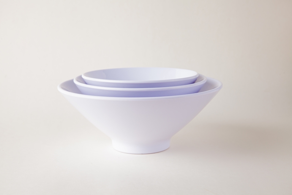 Set 10 Tô Nhựa Melamine Màu Trắng Nhiều Size Mã TO96 - TO97 - TO98  - Fataco