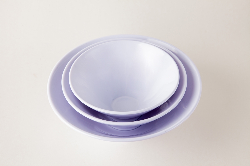 Set 10 Tô Nhựa Melamine Màu Trắng Nhiều Size Mã TO96 - TO97 - TO98  - Fataco