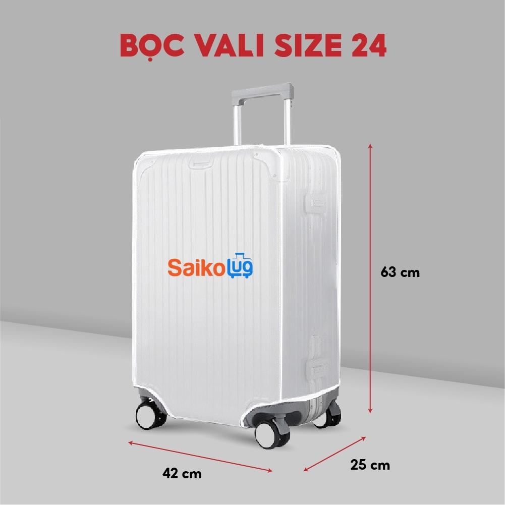 Vỏ Bọc Vali Trong Suốt, Túi Trùm Sakolug Bảo Vệ Vali Chống Bụi Bẩn, Trầy Xước Thời Trang Bảo Vệ Hành Lý Phụ Kiện
