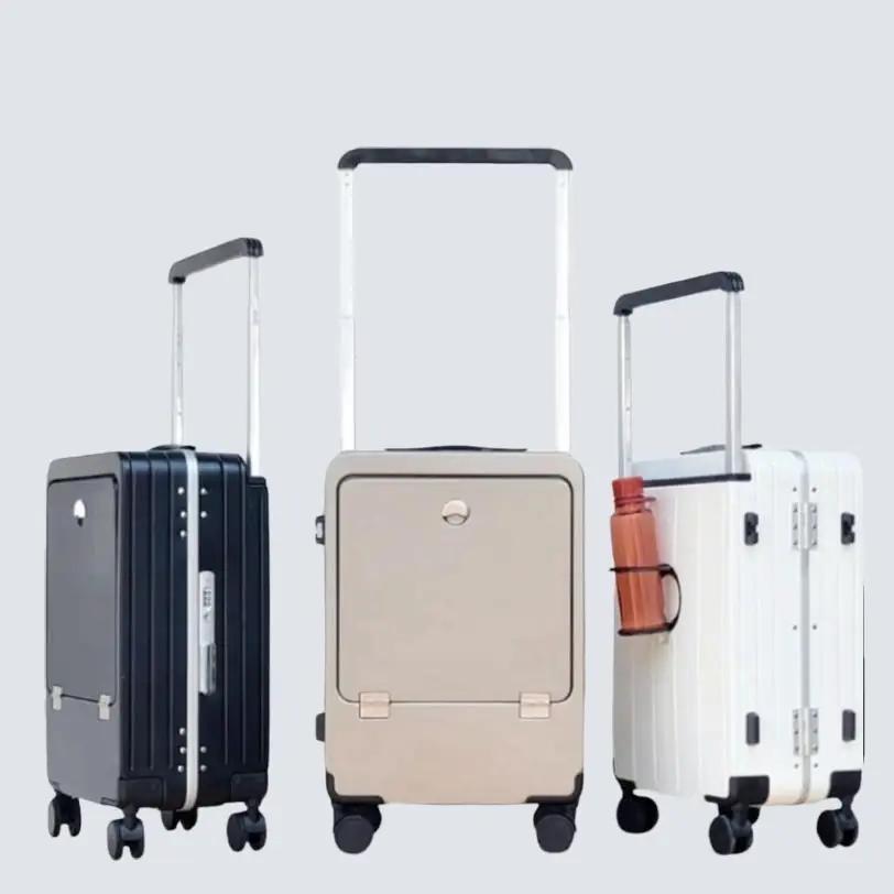 Vali Doanh Nhân TRAVELKING KN 8082 - Ngăn Laptop Chống Sốc, Cổng Sạc USB, Khóa TSA An Toàn, Bánh Xe 360° Linh Hoạt