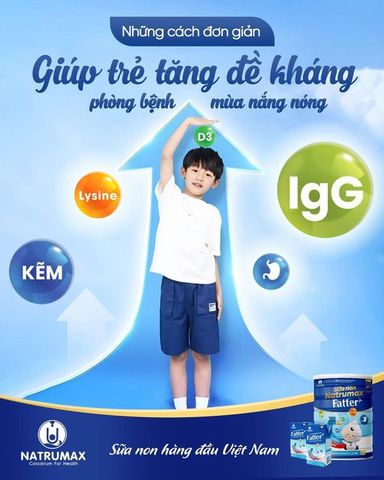 NHỮNG CÁCH ĐƠN GIẢN GIÚP TRẺ TĂNG ĐỀ KHÁNG, PHÒNG BỆNH MÙA NẮNG NÓNG