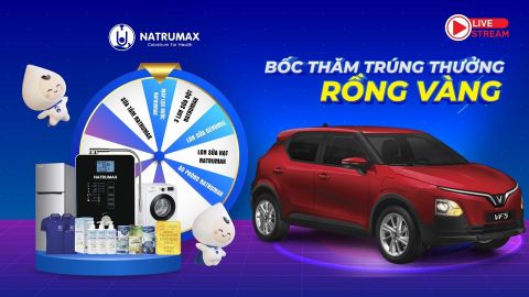 Đếm ngược 2 ngày chào đón sự kiện Livestream Quay Thưởng Đặc Biệt Rồng Vàng của Natrumax
