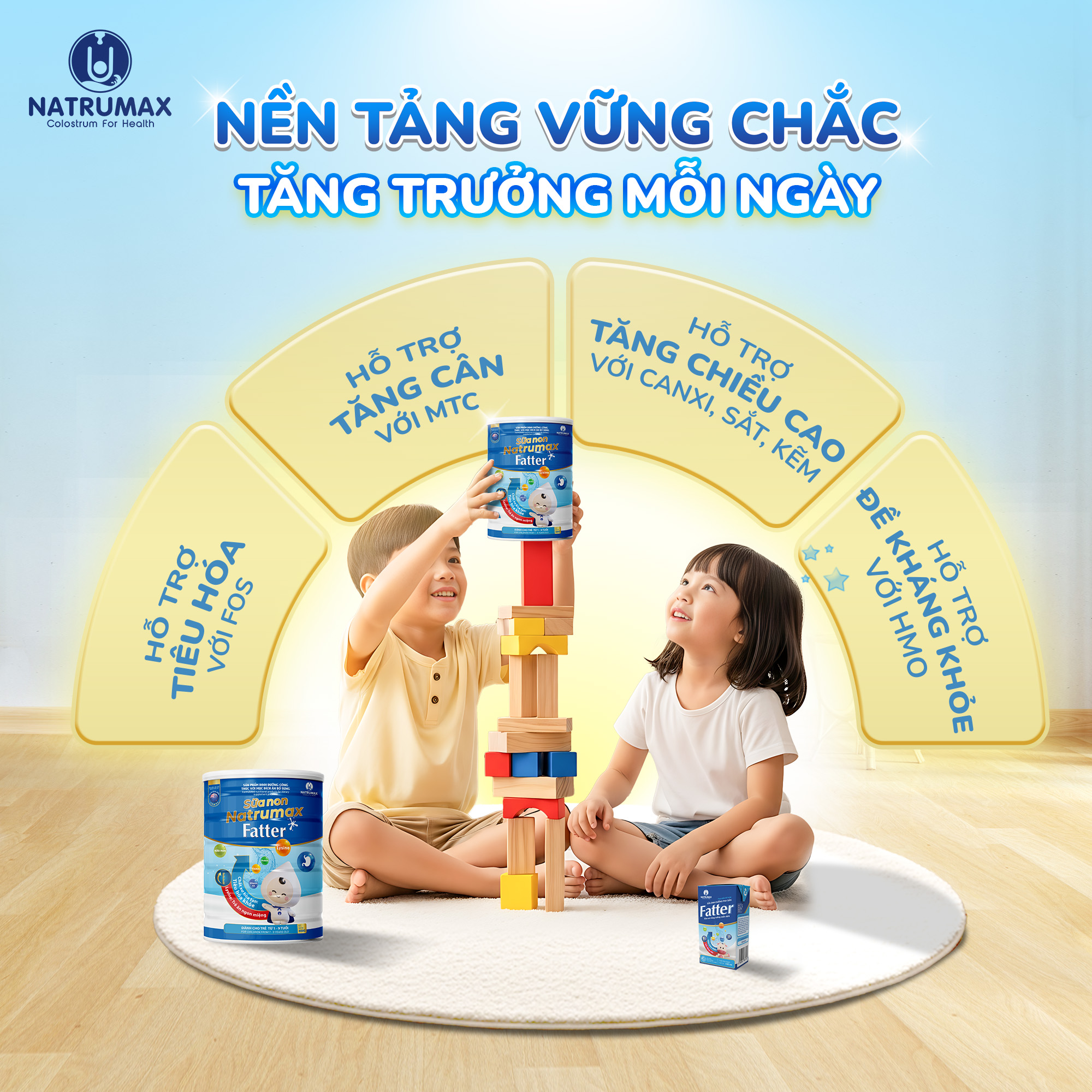 Dinh dưỡng – nền tảng vàng cho sự phát triển toàn diện của trẻ