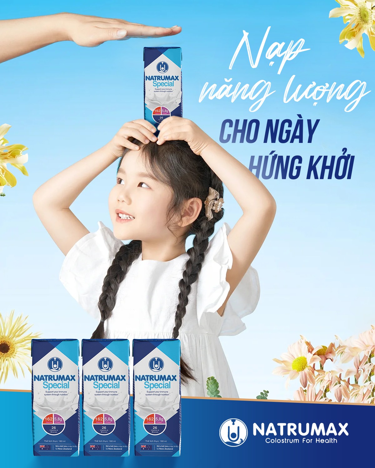 🛡️ ĐỀ KHÁNG VỮNG VÀNG, NỀN TẢNG CAO LỚN CÙNG SỮA NON NATRUMAX SPECIAL PHA SẴN! 🍼