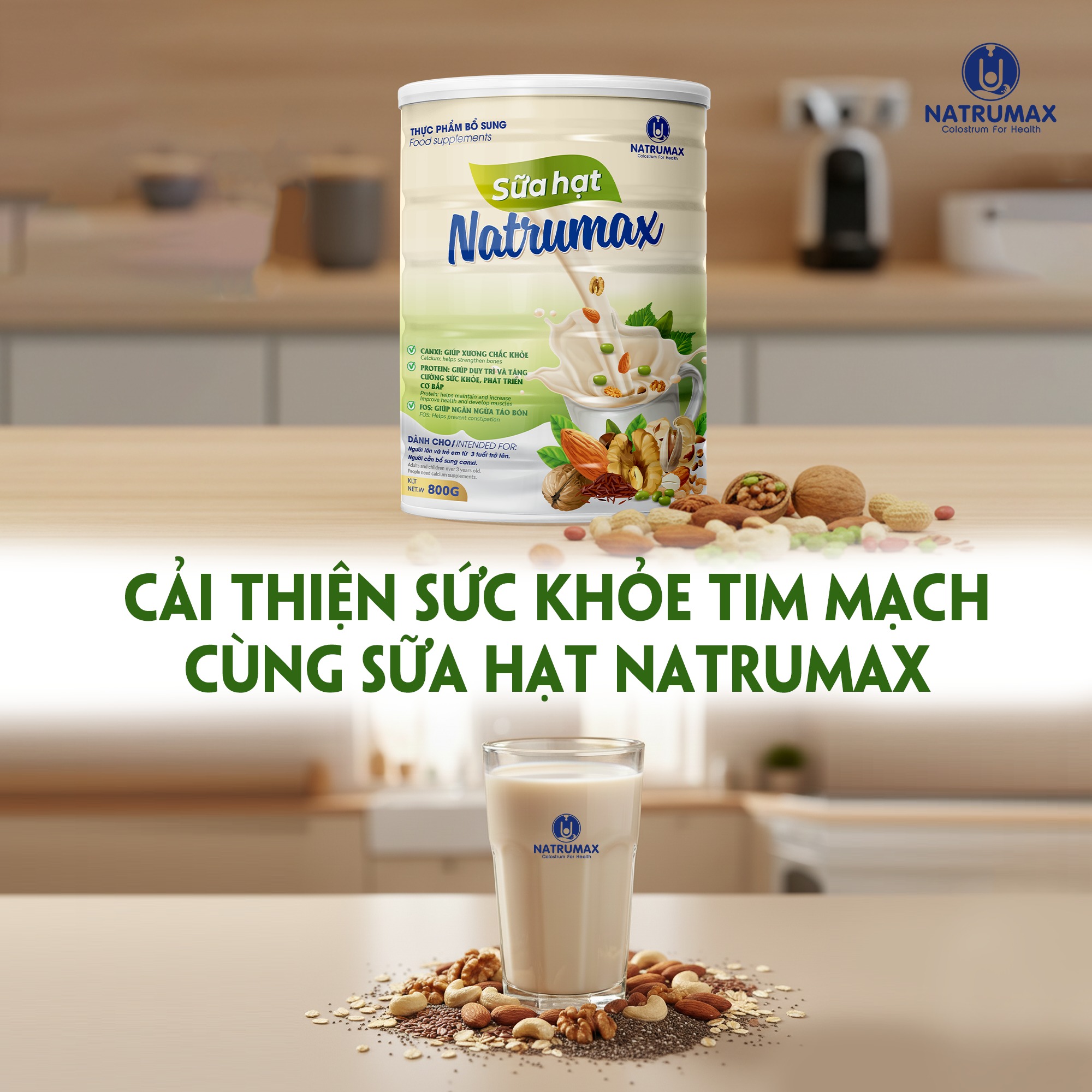 ❤️ CẢI THIỆN SỨC KHỎE TIM MẠCH CHO NGƯỜI CAO TUỔI CÙNG SỮA HẠT NATRUMAX