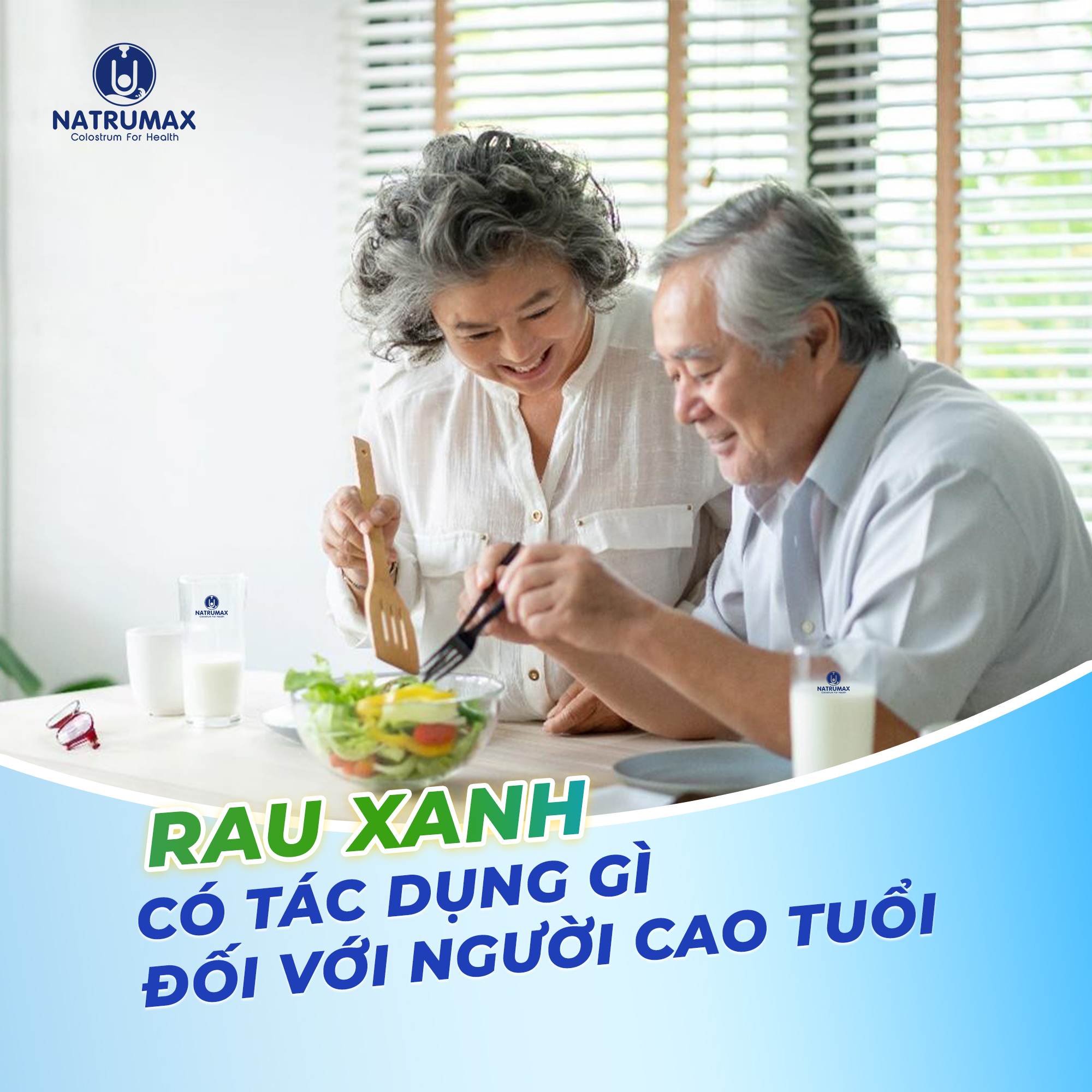 RAU XANH – BÍ QUYẾT SỐNG KHOẺ TUỔI GIÀ