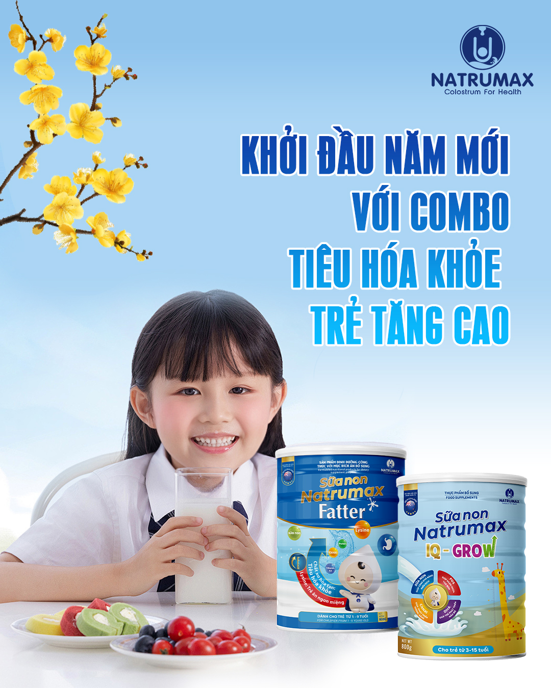 KHỞI ĐẦU NĂM MỚI VỚI GIẢI PHÁP TIÊU HÓA KHỎE – TĂNG TRƯỞNG VƯỢT TRỘI CHO TRẺ