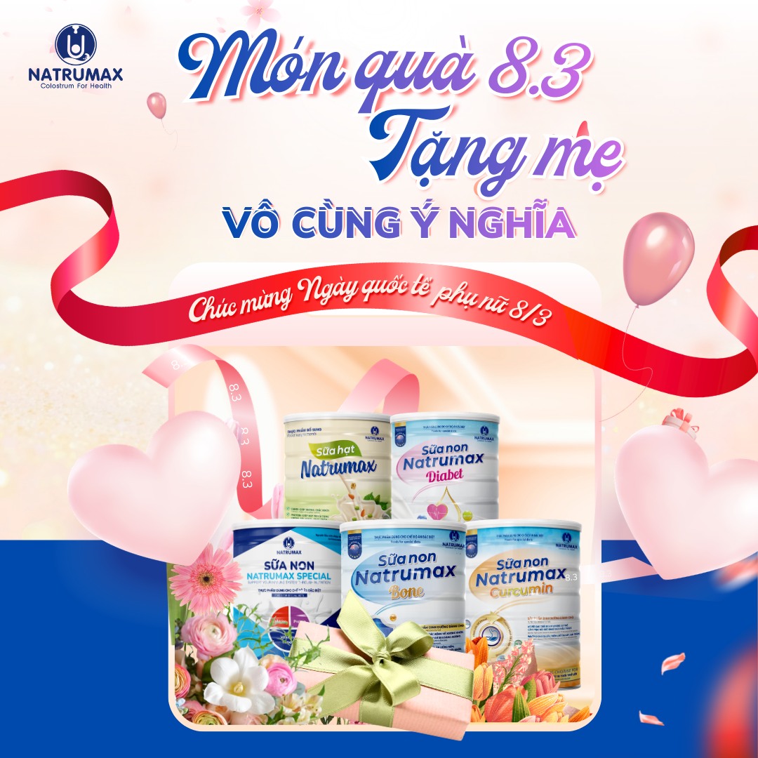 Món quà sức khỏe ý nghĩa dành tặng mẹ nhân ngày Quốc tế Phụ nữ 8/3