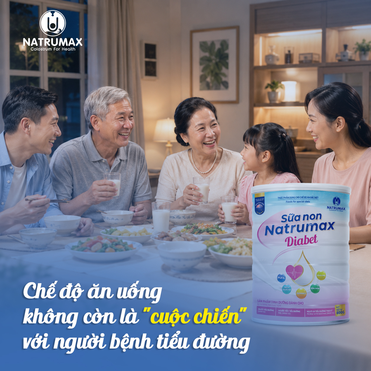 🥗 ĂN UỐNG KHOA HỌC – GIẢI PHÁP HỖ TRỢ KIỂM SOÁT ĐƯỜNG HUYẾT HIỆU QUẢ