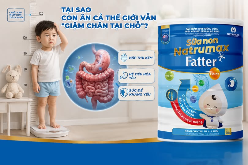HỆ TIÊU HÓA KHỎE MẠNH – YẾU TỐ QUAN TRỌNG GIÚP TRẺ PHÁT TRIỂN CÂN NẶNG