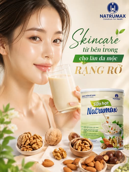 DINH DƯỠNG TỪ BÊN TRONG – NỀN TẢNG CHO LÀN DA KHỎE ĐẸP