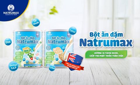 👶Bột ăn dặm Natrumax - Bắt đầu với yêu thương!