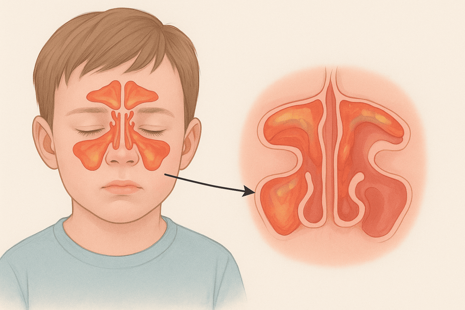 👩‍⚕️ VIÊM XOANG CẤP Ở TRẺ NHỎ – ĐỪNG XEM THƯỜNG CẢM CÚM KÉO DÀI