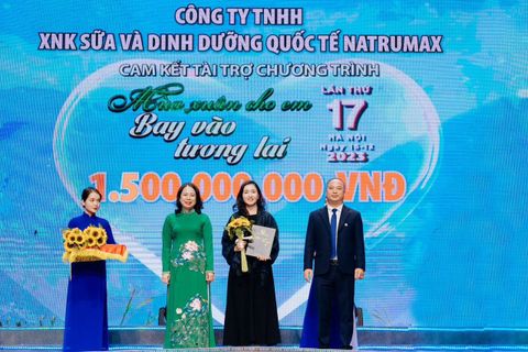 Natrumax đồng hành cùng chương trình “Mùa xuân cho em” lần thứ 17