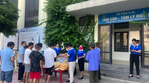 Chương trình bữa sáng 0 đồng tại Bệnh viện Tâm thần Tỉnh Yên Bái.