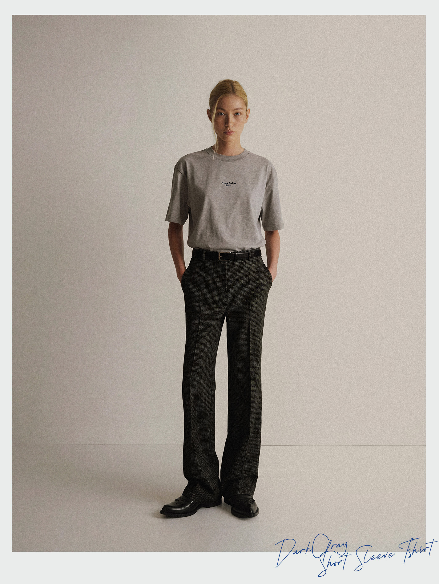 Dark Gray Short Sleeve Tshirt