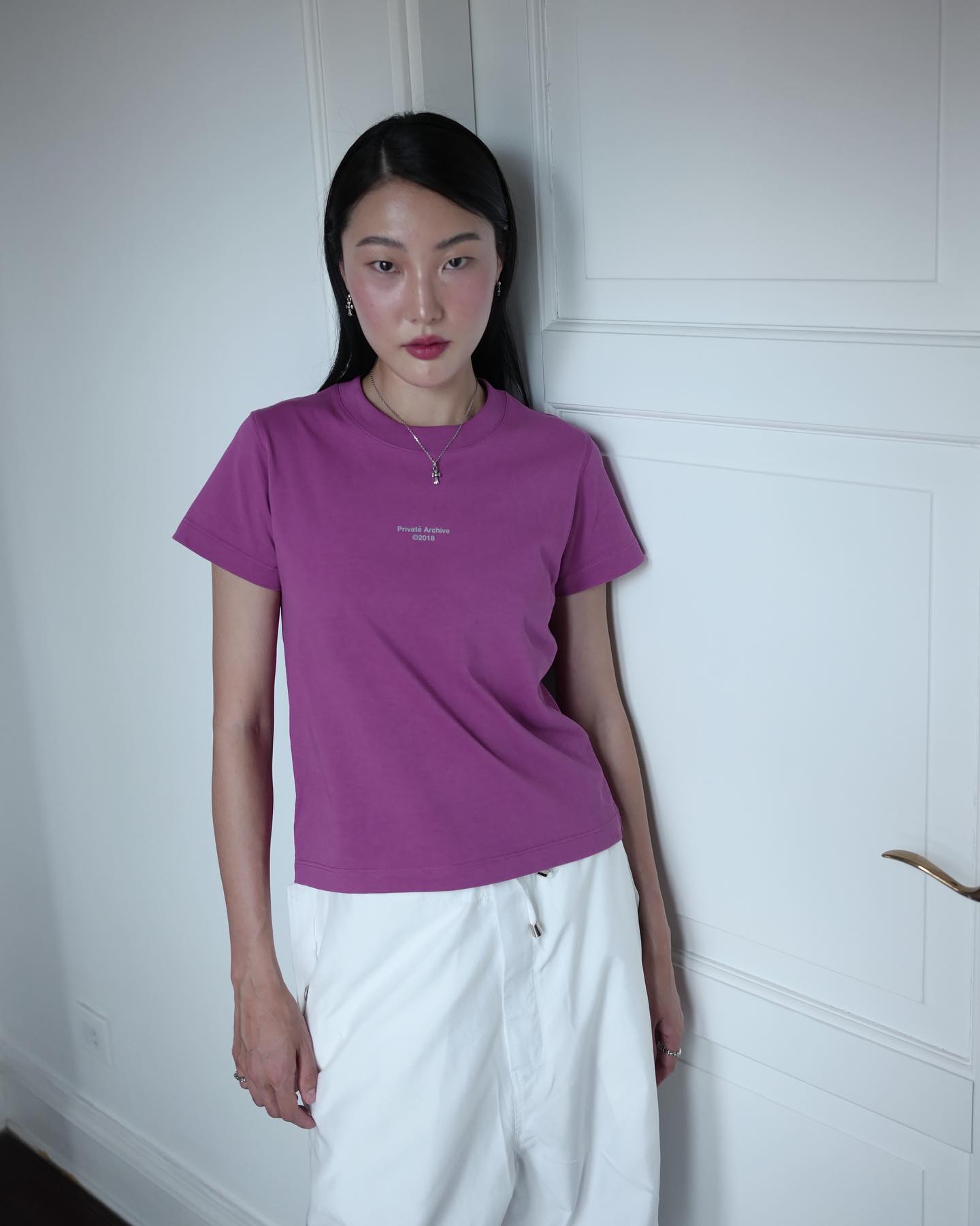 Pink Blueberry Baby Tee