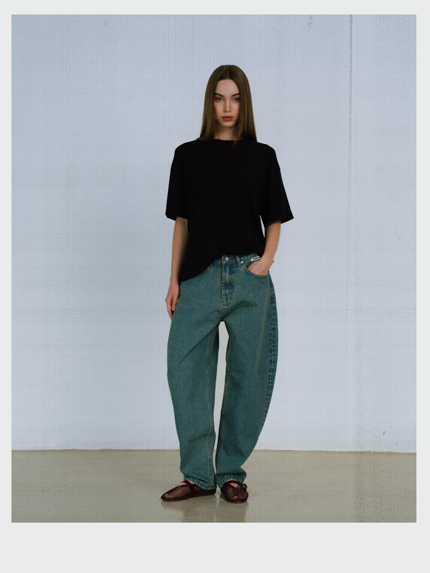 Black Tencel-Cashmere T-Shirt