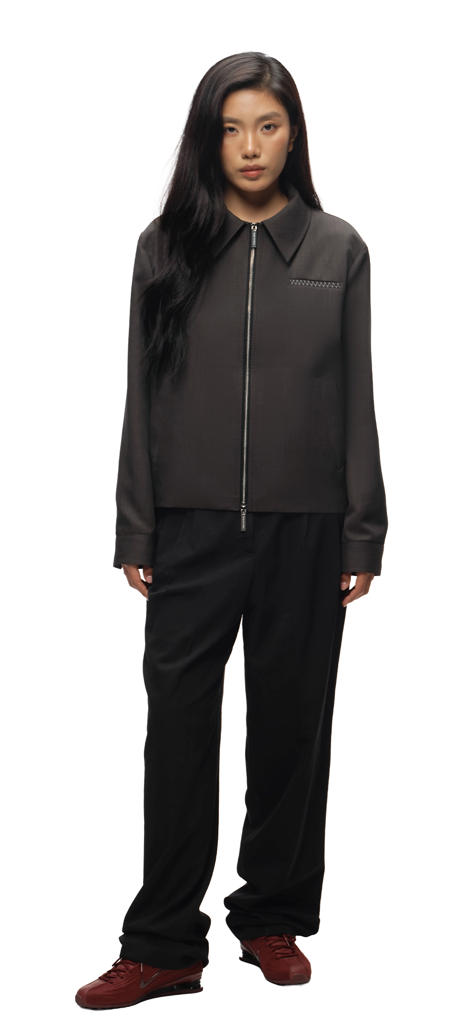 Dark Space Jacket Virgil Wool Double Zip-up