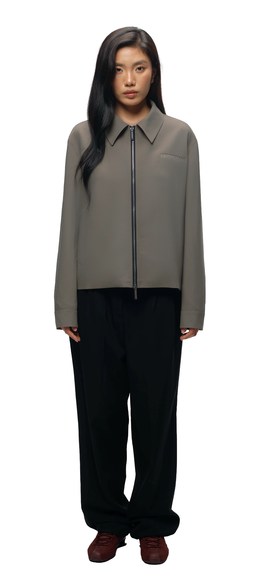 Jacket Virgil Wool Double Zip-up