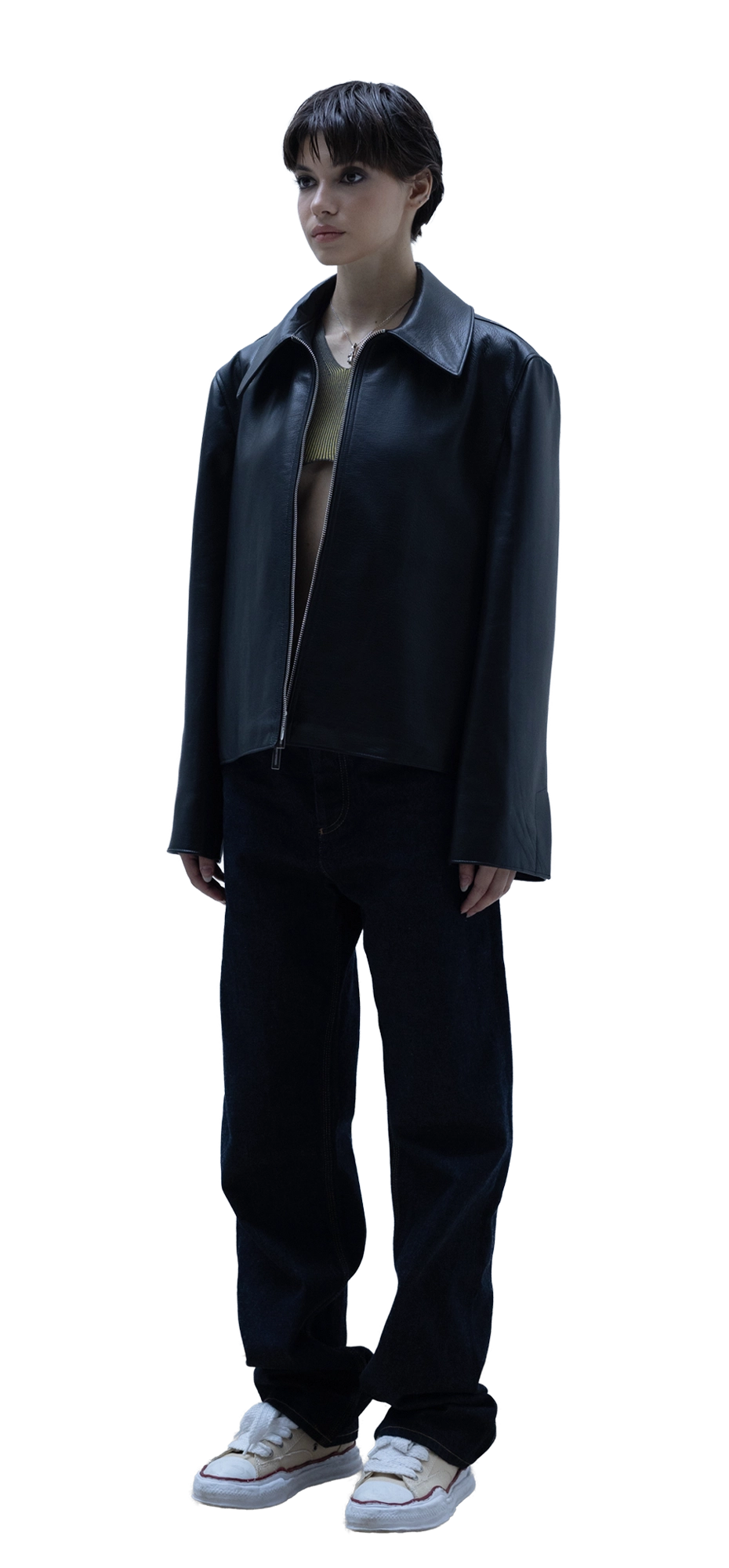 Black Lambskin  Jacket