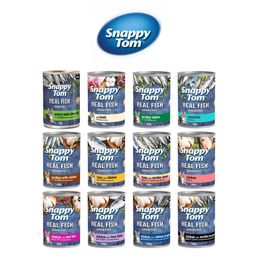 SNAPPY TOM REAL FISH & REAL MEAT 400G