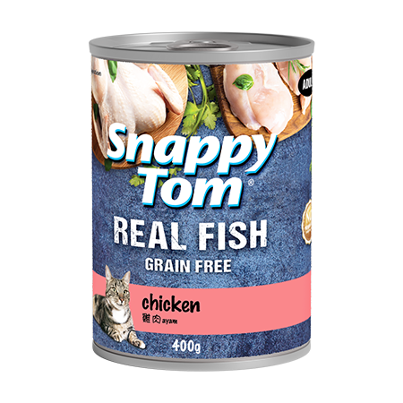 SNAPPY TOM REAL FISH & REAL MEAT 400G