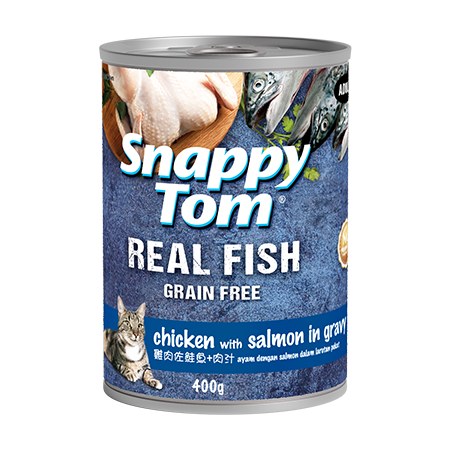 SNAPPY TOM REAL FISH & REAL MEAT 400G