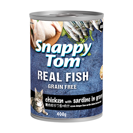SNAPPY TOM REAL FISH & REAL MEAT 400G