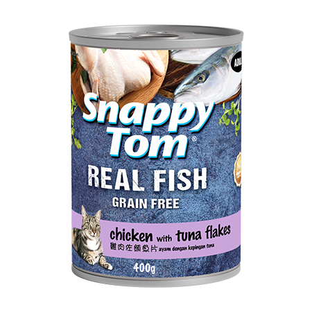 SNAPPY TOM REAL FISH & REAL MEAT 400G
