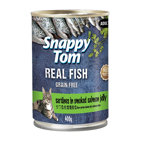 SNAPPY TOM REAL FISH & REAL MEAT 400G