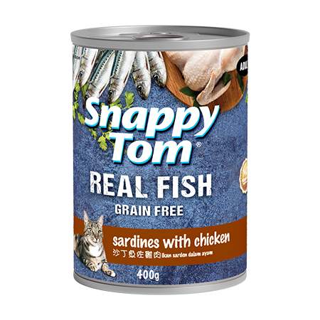 SNAPPY TOM REAL FISH & REAL MEAT 400G