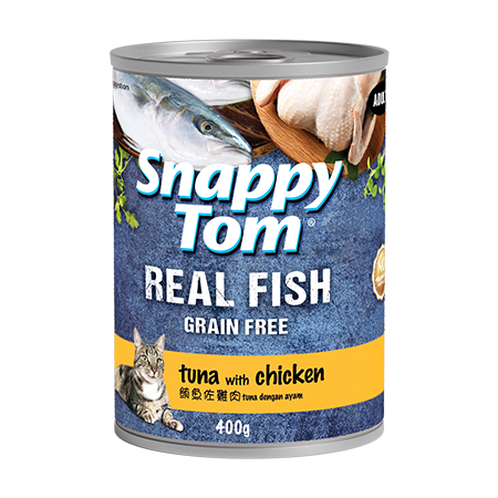 SNAPPY TOM REAL FISH & REAL MEAT 400G