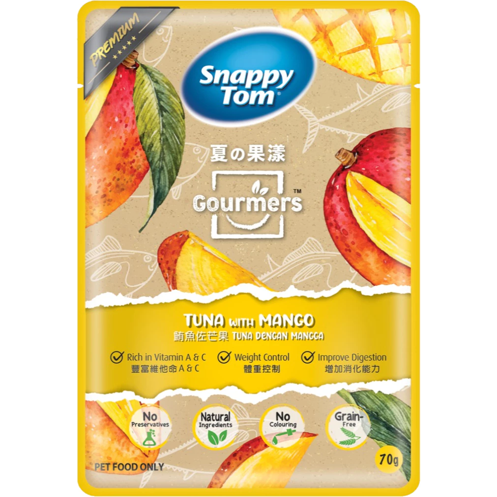 Pate SNAPPY TOM Vị Trái Cây Cho Mèo [Gói 70g]