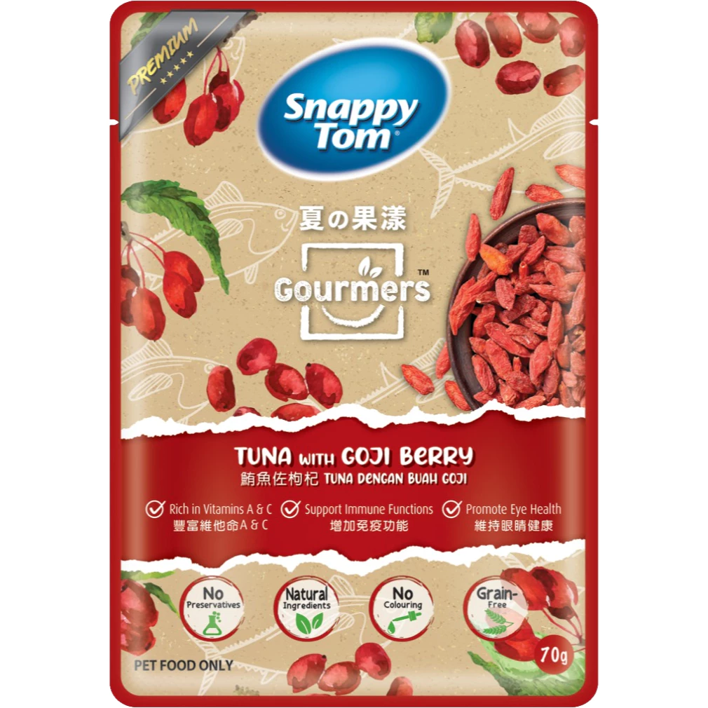 Pate SNAPPY TOM Vị Trái Cây Cho Mèo [Gói 70g]