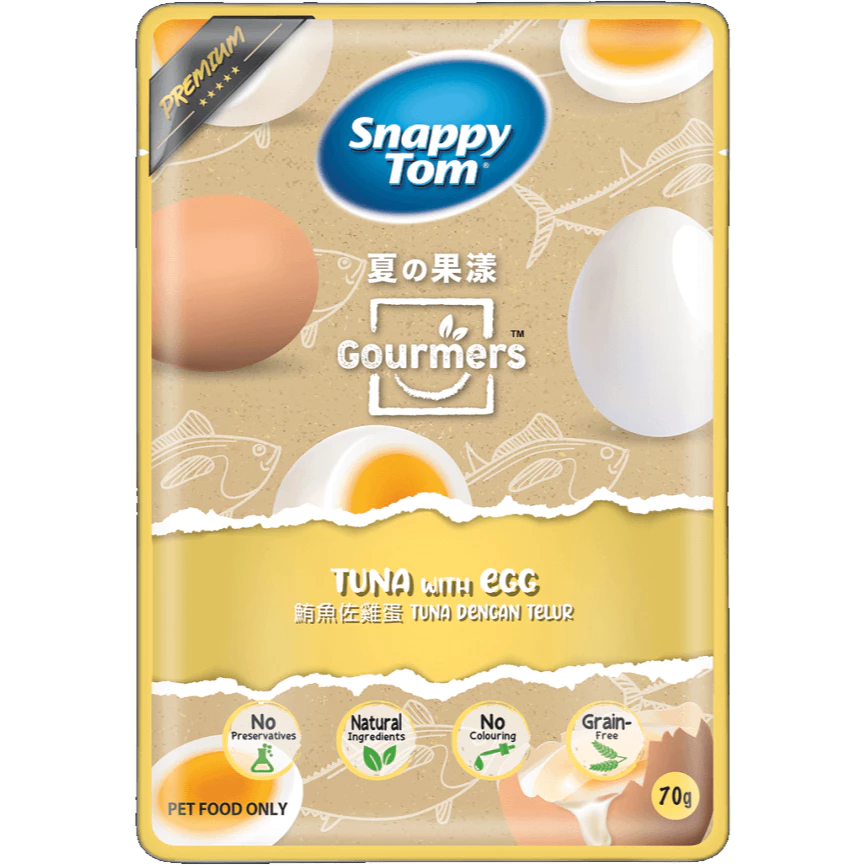 Pate SNAPPY TOM Vị Trái Cây Cho Mèo [Gói 70g]